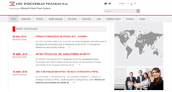 Desktop Screenshot of cbcsa.com.br