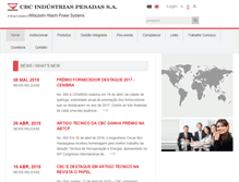 Tablet Screenshot of cbcsa.com.br